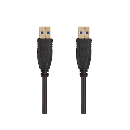 Select USB 3.0 Type-A To Type-A Cable_ 1.5ft_ Black